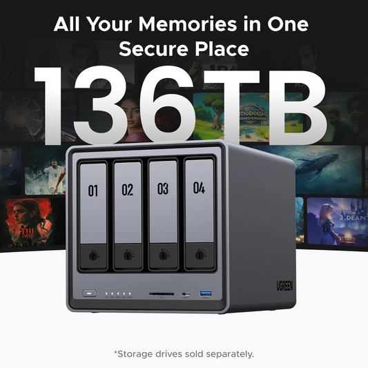 UGREEN Network Attached Storage DXP4800 (Diskless) EU / 25372B متجر نصر