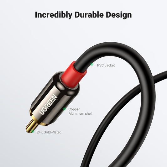UGREEN 3.5mm to RCA Cable /AV116 متجر نصر