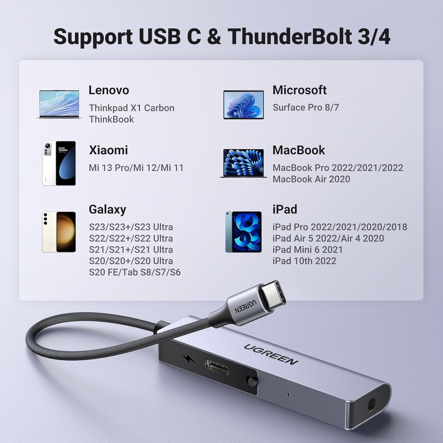 UGREEN USB-C to 3.5mm DAC & 60W PD Adapter | Model 90518 - متجر نصر