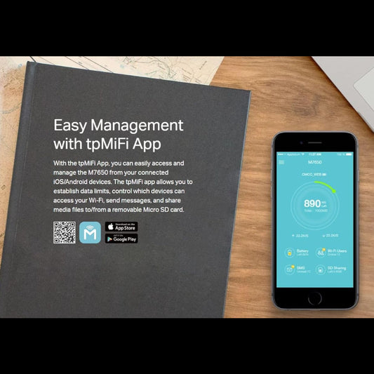 TP-Link M7650 | 600 Mbps LTE-Advanced Mobile Wi-Fi M7650 متجر نصر