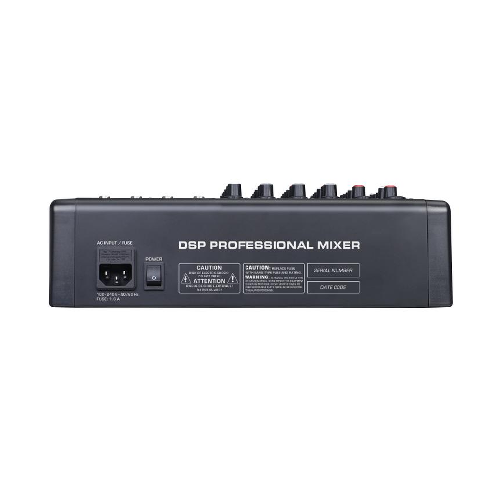 ميكسر صوت تناظري Hikvision بـ 8 قنوات (8-Channel) مع مؤثرات DSP | DS-QAPMCR8-A - متجر نصر