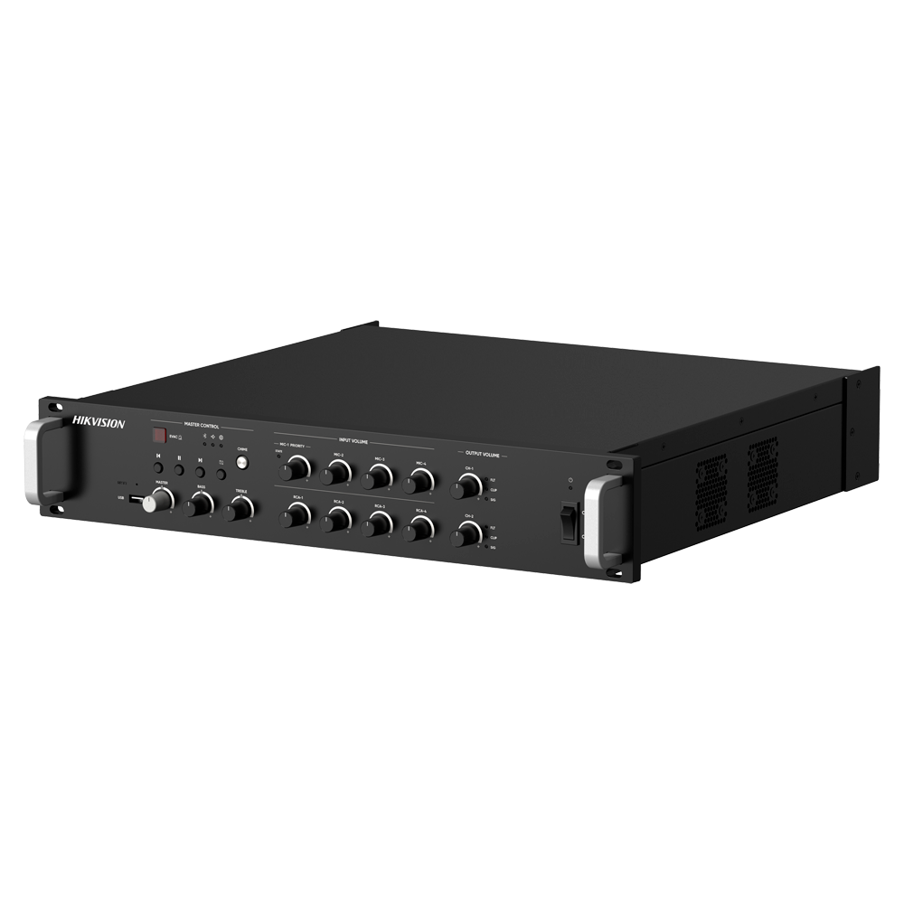 Hikvision-C 500W 2-Zone Network Amplifier | DS-QAZ1A500G1-VB2(B) - متجر نصر