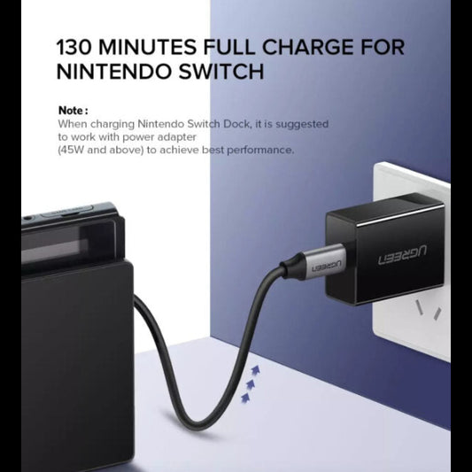 UGREEN USB 3.1 Type C Male to Type C Male Cable 1.5m /50751 متجر نصر