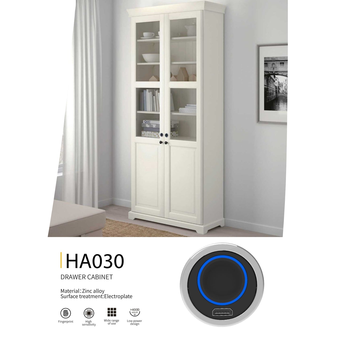 Smart Cabinet or Drawer Lock | HA030 متجر نصر