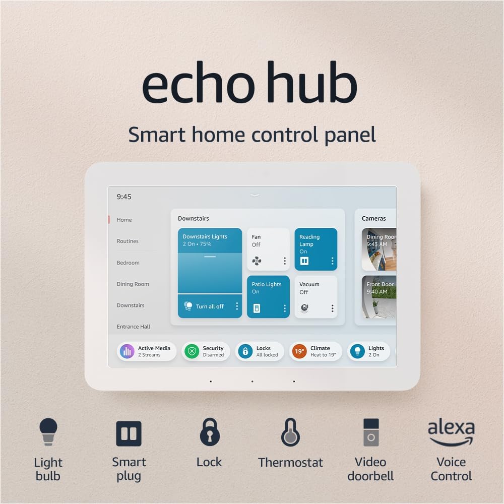 Amazon Echo Hub | 8” smart home control panel with Alexa - متجر نصر