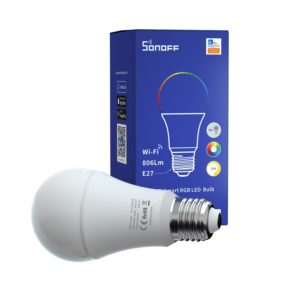 Sonoff Wi-Fi Smart RGB LED Bulb | Sonoff B05-BL-A60 متجر نصر