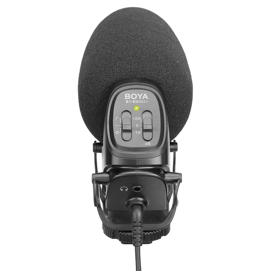 BOYA MIC-BY-BM3031 On-Camera Super cardioid Shotgun Microphone متجر نصر
