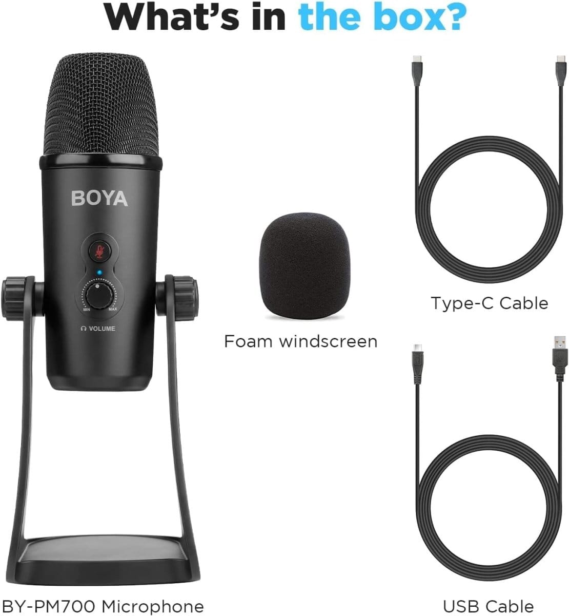 BOYA BY-PM700 USB Condenser Microphone - متجر نصر