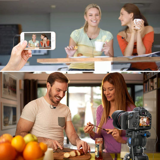 BOYA BY-M1DM Dual Omni-directional Lavalier Microphone متجر نصر