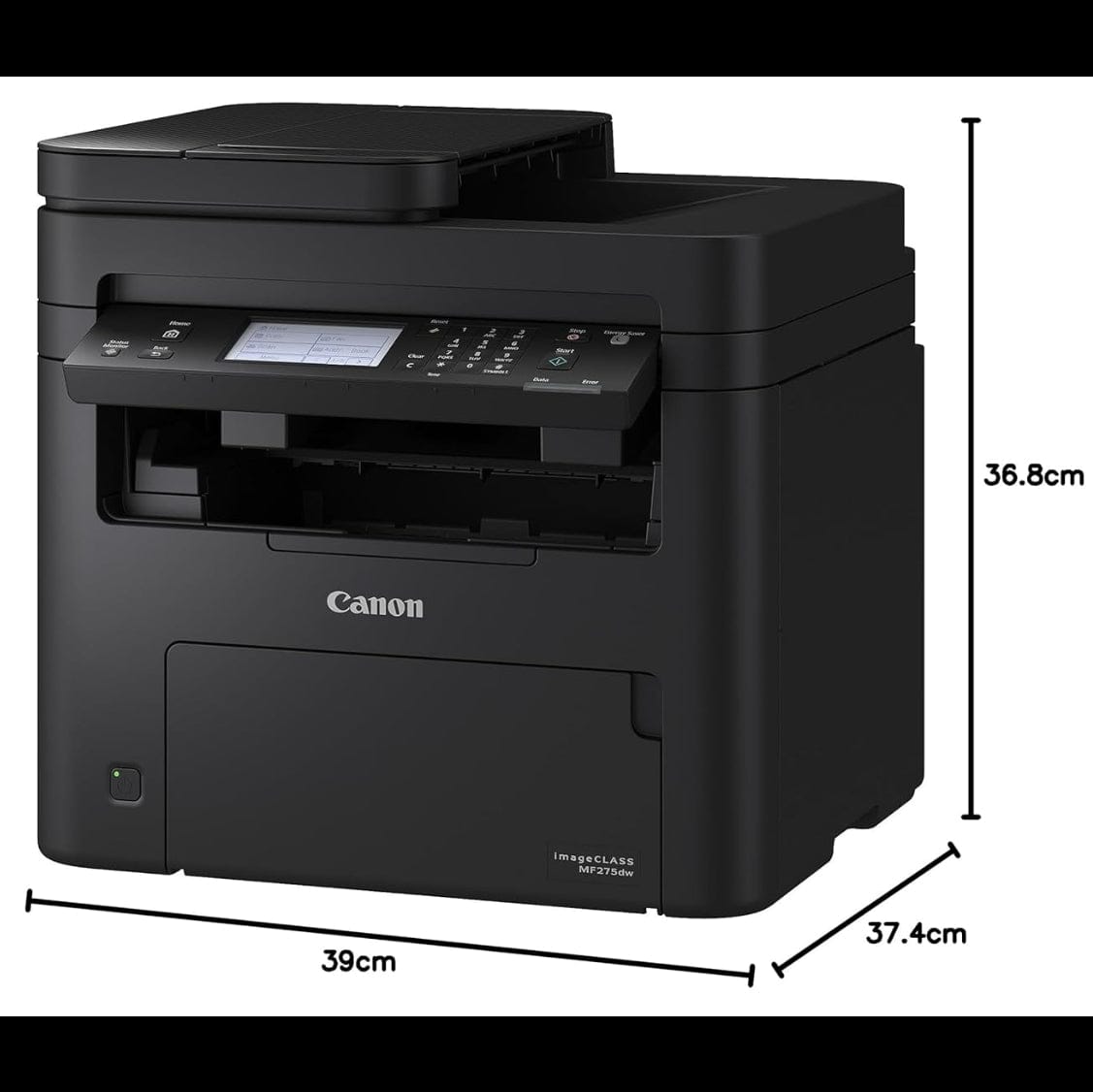 Canon i-Sensys MF275DW All in One Print Copy Scan Fax Black Laser Printer - متجر نصر