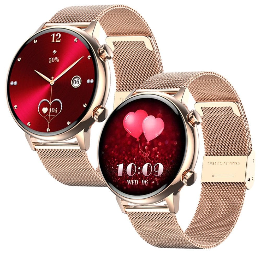 ساعة G-TAB GT9 Princess Smart Watch Amoled Rose Gold - E - متجر نصر