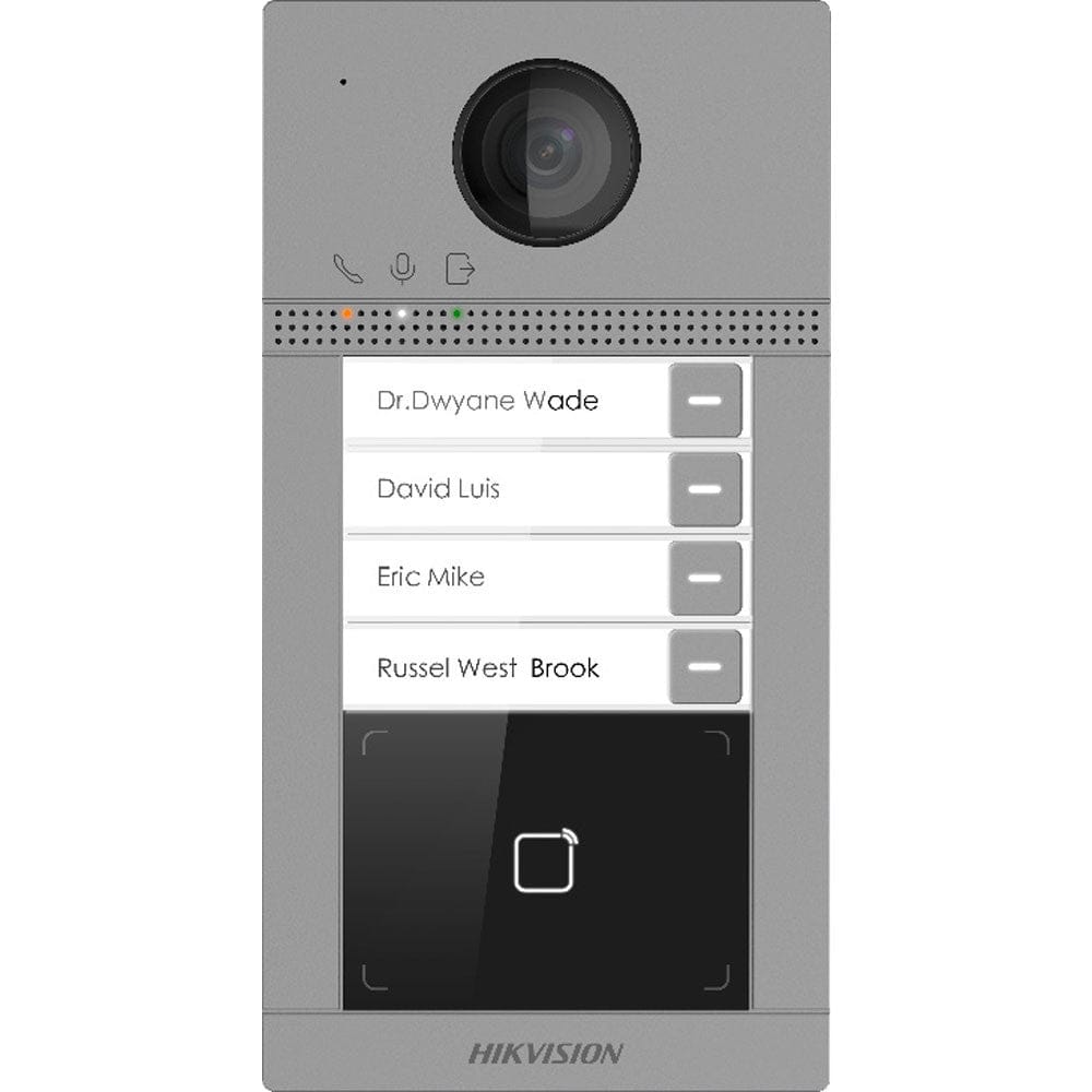 Hikvision IP Intercom Video Outdoor Unit Wi-Fi/Wired (1/2/4 Buttons) | DS-KV8x13-WME1 - متجر نصر