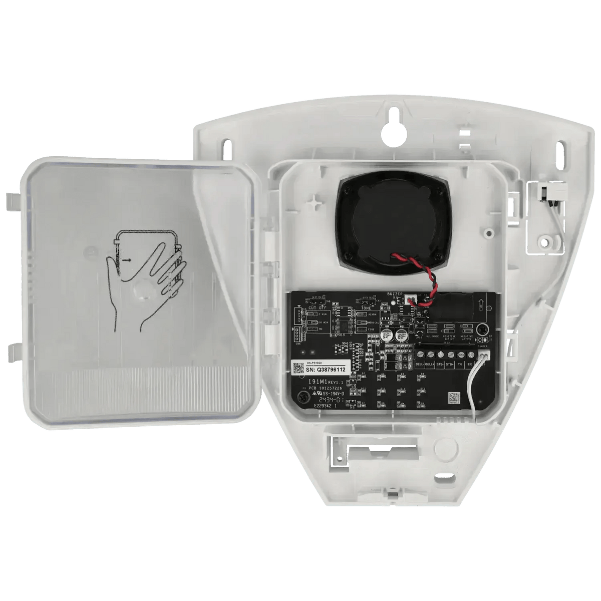 Hikvision-C Wired External Sounder with Red Strobe | DS-PS102X/RED - متجر نصر