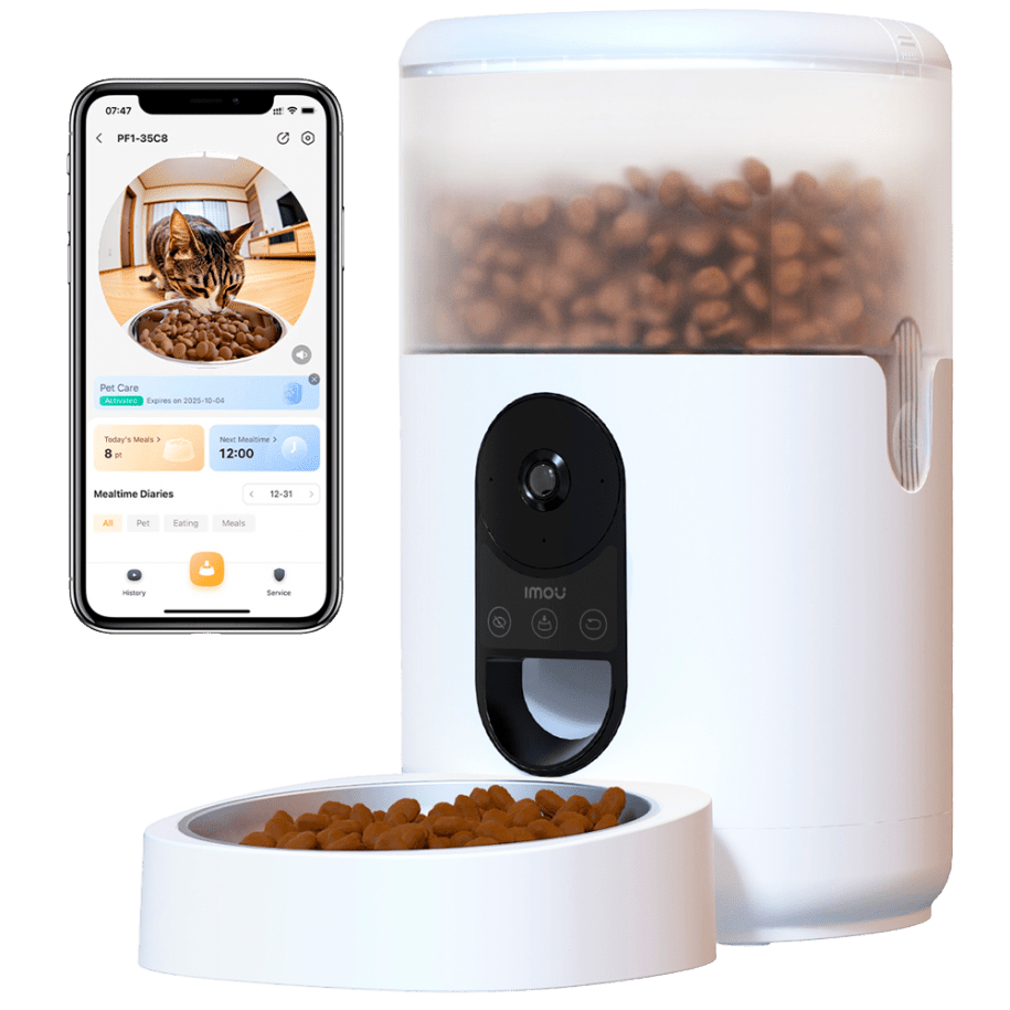 Smart Pet Feeder with 360° Camera (4 L) | IMOU PET-PF1-4LSP - متجر نصر