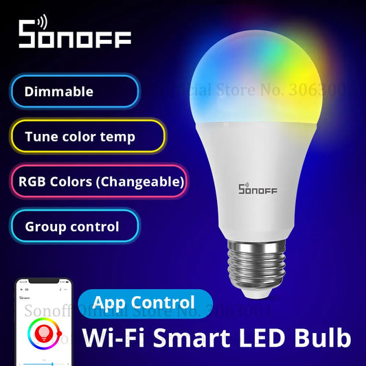 Sonoff Wi-Fi Smart RGB LED Bulb | Sonoff B05-BL-A60 متجر نصر