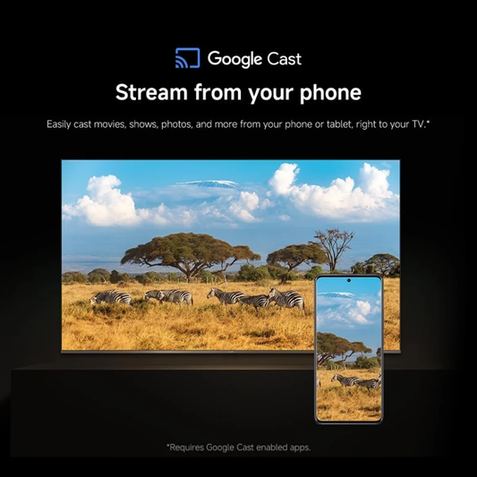 Xiaomi TV A Pro 55" 4K QLED UHD Smart TV | HDMI FHD@120Hz | Free Delivery متجر نصر