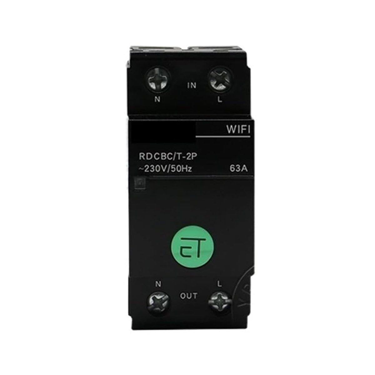 Smart Breaker 2 Pole (Energy Meter) (36mm / 63A) Black HAW-03T متجر نصر