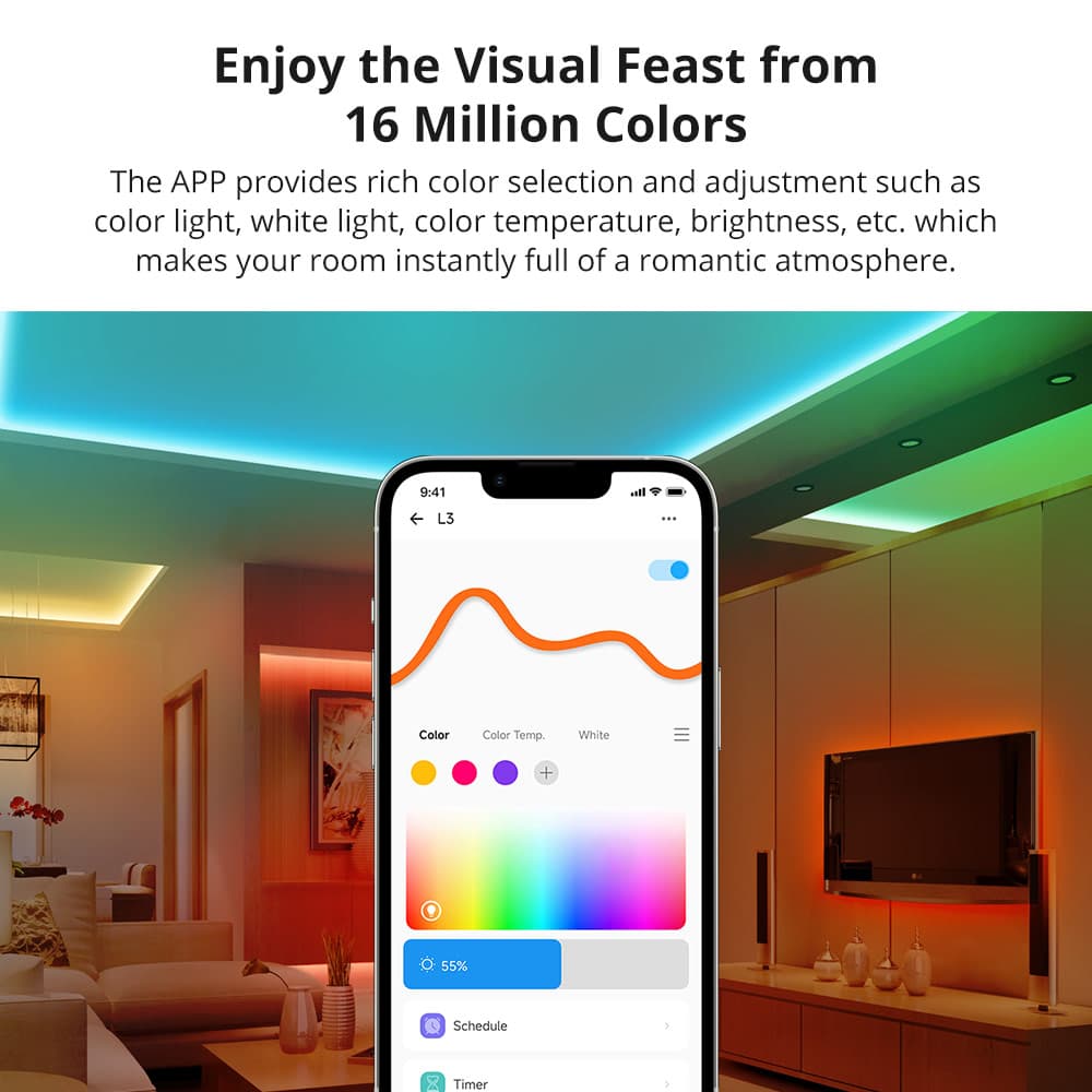 SONOFF RGB Smart LED Strip Lights | Sonoff L3-5M - متجر نصر