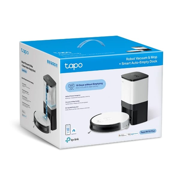تابو RV20 Mop Plus | مكنسة روبوت وممسحة بتقنية LiDAR للملاحة MagSlim™ وقاعدة تفريغ ذاتي ذكية - متجر نصر