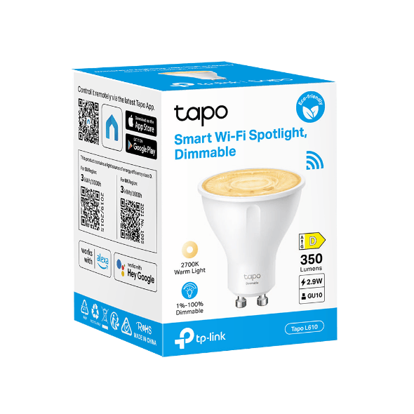 Tapo Smart Wi-Fi Spotlight, Dimmable | Tapo L610 - متجر نصر