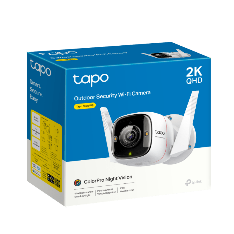 كاميرا خارجية بدقة 4 ميجا بكسل | Tapo.C325WB - متجر نصر
