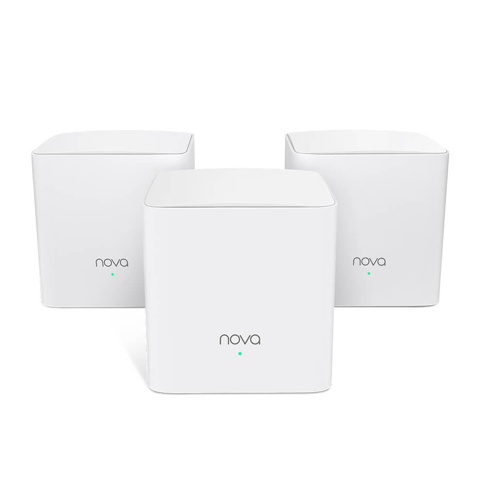 مجموعة Tenda MW5G AC1200 المكونة من 3 قطع من نظام WiFi الشبكي للمنزل بالكامل - متجر نصر