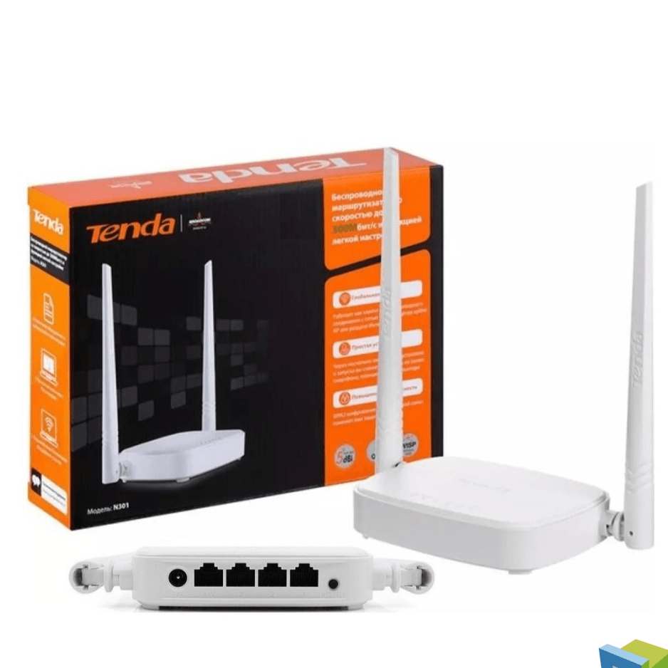 Tenda N301 300 Mbps Wireless Router Multi Mode - متجر نصر