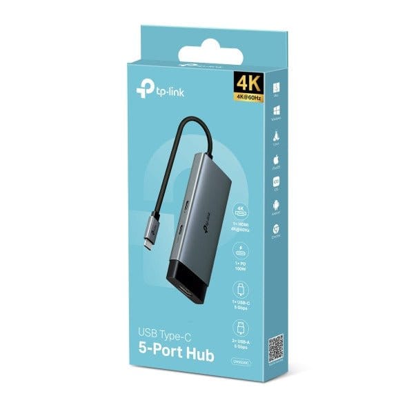 TP-Link UH5020C | USB Type-C 5 in 1 Hub - متجر نصر