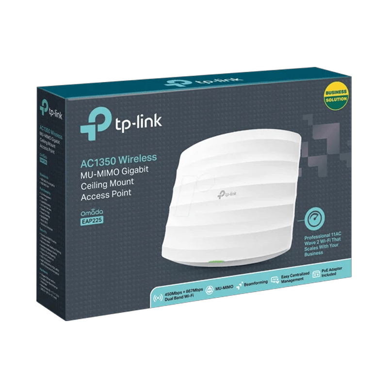 AC1350 Wireless Dual-Band Gigabit Ceiling Mount Access Point / EAP225 - متجر نصر