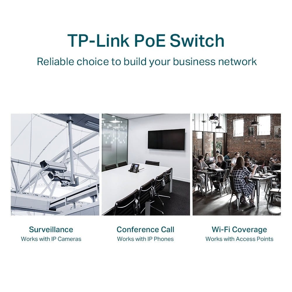 TP-Link 28-Port Gigabit Easy Smart PoE+ Switch / TL-SG1428PE - متجر نصر