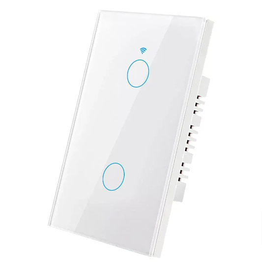Tuya Smart Home 2 Gang Tuya Smart Switch 10A | (1/2/3/4 Gang) | (US/UK) | (Black / White)