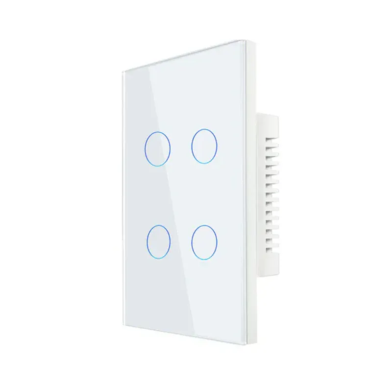 Tuya Smart Switch 10A | (1/2/3/4 Gang) | (US/UK) | (Black / White) - متجر نصر