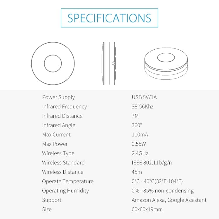 Smart WiFi IR Remote - متجر نصر