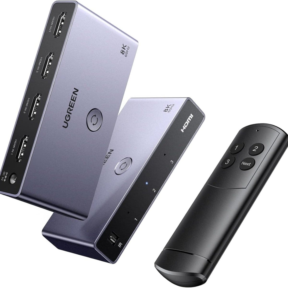 يوجرين 3 في 1 مخرج 4K@120Hz HDMI 2.1 مفتاح / 15604 - متجر نصر