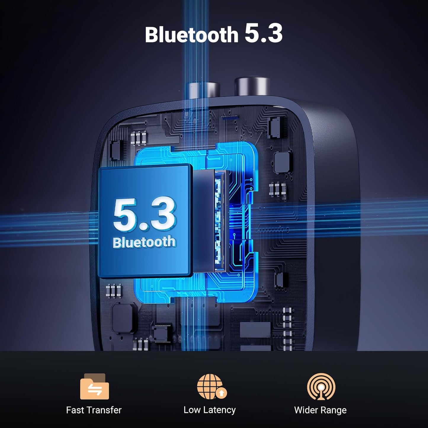 محول مستقبل AUX Bluetooth 5.3 من UGREEN لنظام ستيريو /30445 - متجر نصر