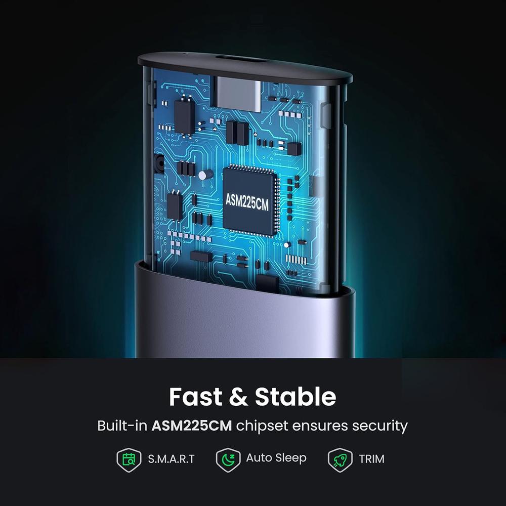 كابل يو جرين USB 3.0 إلى M.2 NGFF 5G Enclosure A إلى C بطول 50 سم / 10903 - متجر نصر