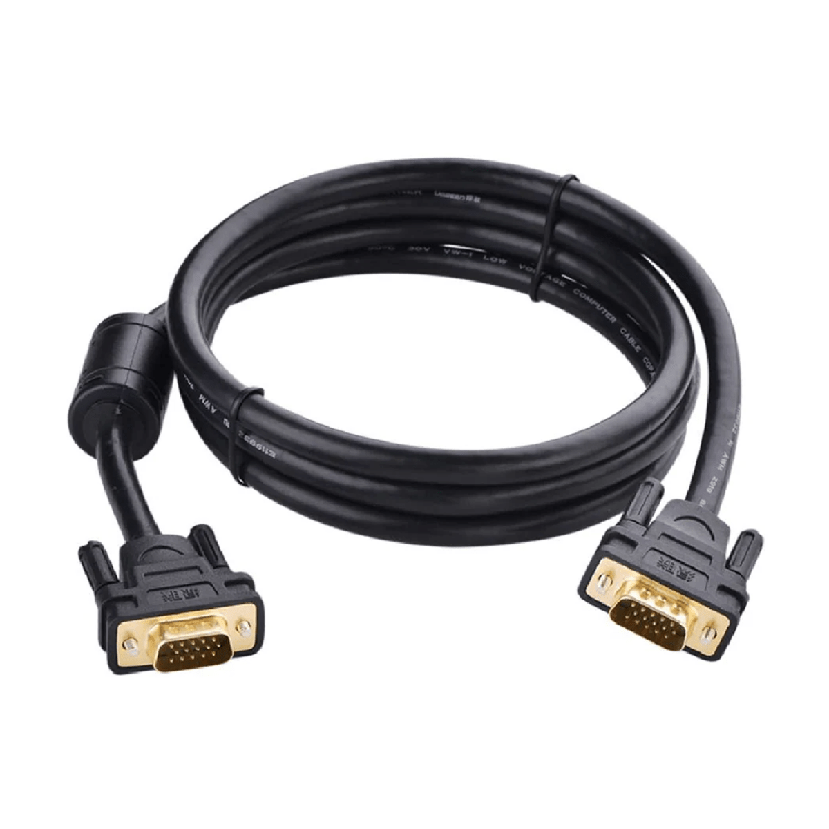 UGREEN VGA Male to Male Cable 1m-20m (Black) - VG101 - متجر نصر