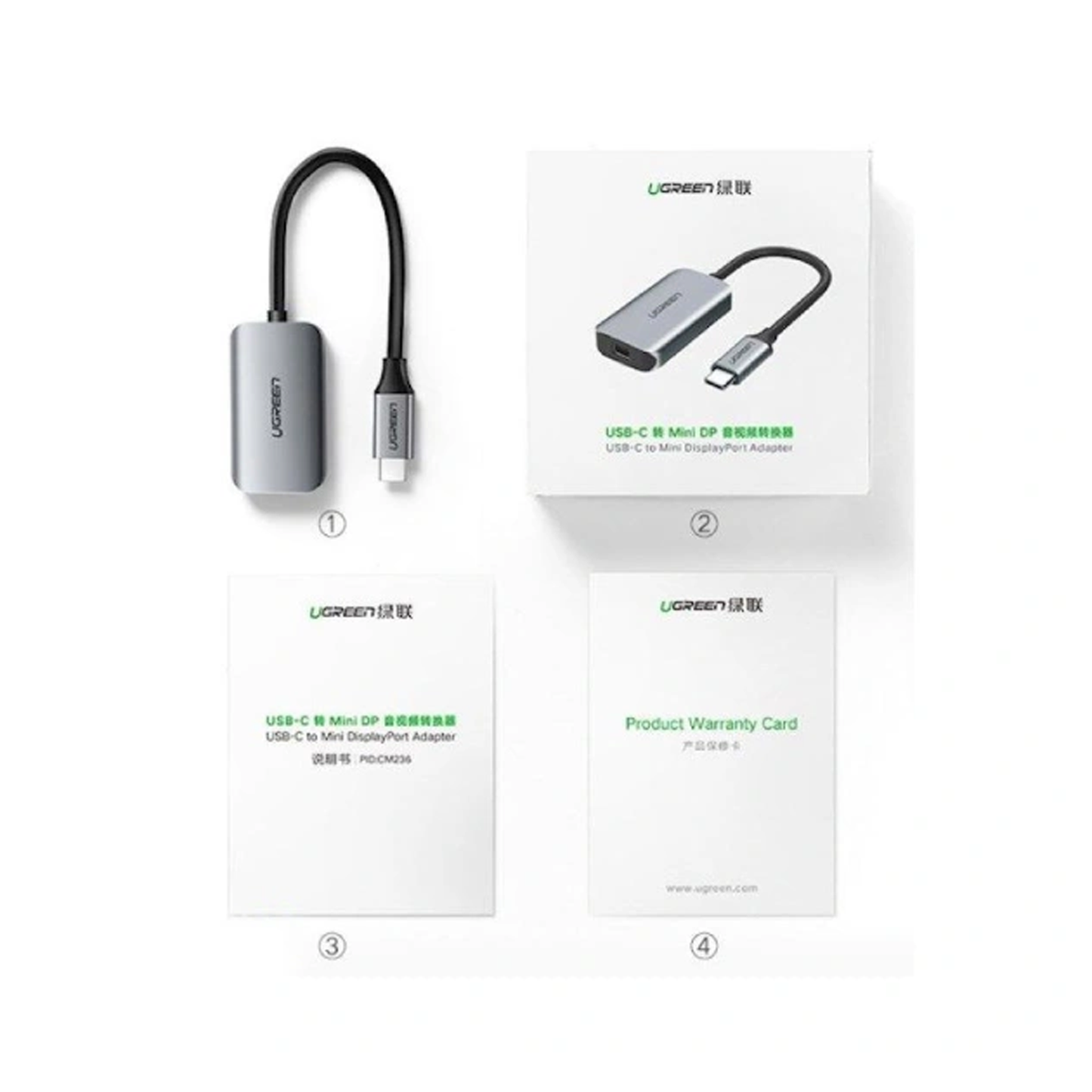 UGREEN USB-C to Mini DP Female Adapter | 60351 - متجر نصر