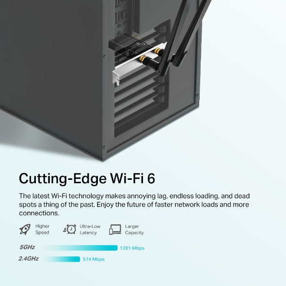 AX1800 Wi-Fi 6 Bluetooth 5.2 PCIe Adapter /Archer TX20E