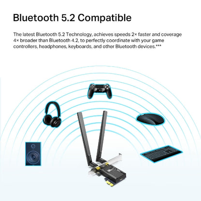 AX1800 Wi-Fi 6 Bluetooth 5.2 PCIe Adapter /Archer TX20E متجر نصر