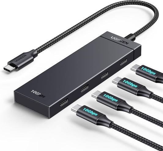 UGREEN 10Gbps 4-in-1 USB 3.2 Adapter Gen 2 with 4 USB-C 3.2 / 35584 متجر نصر