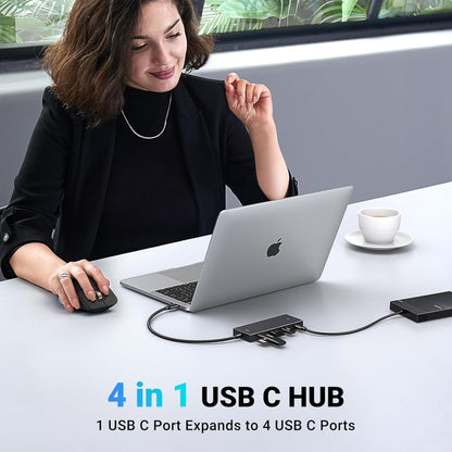 UGREEN 10Gbps 4-in-1 USB 3.2 Adapter Gen 2 with 4 USB-C 3.2 / 35584 متجر نصر