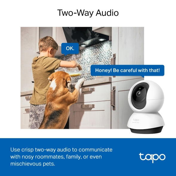 4mp Indoor Camera Tapo C220 Pan/Tilt AI Home Security Wi-Fi Camera