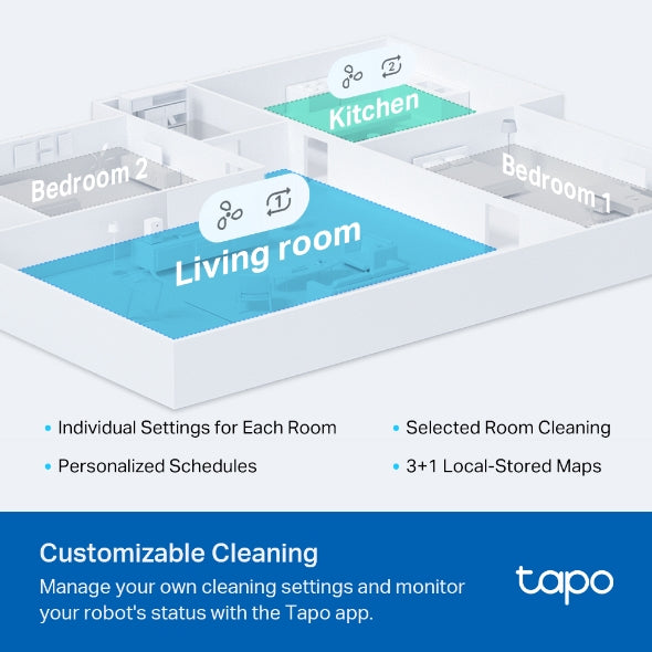 Tapo MagSlim™ LiDAR Navigation Robot Vacuum / Tapo RV20