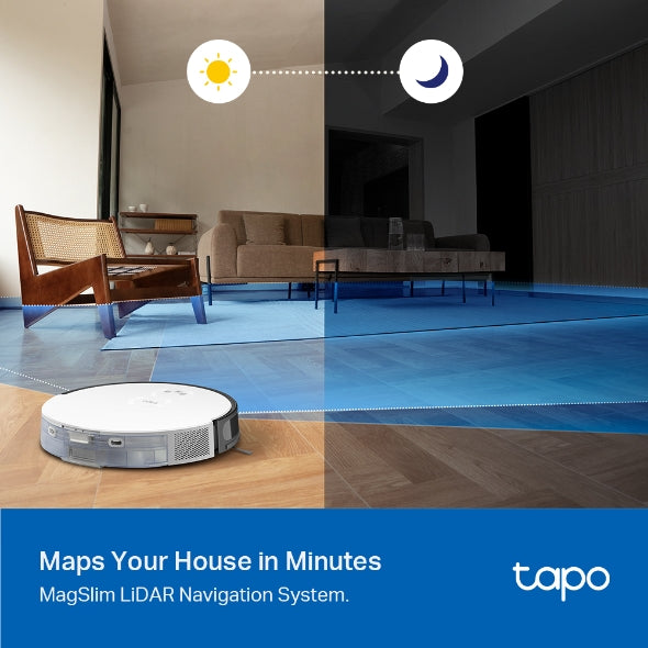 Tapo MagSlim™ LiDAR Navigation Robot Vacuum + Smart Auto-Empty Dock / Tapo RV20 Plus