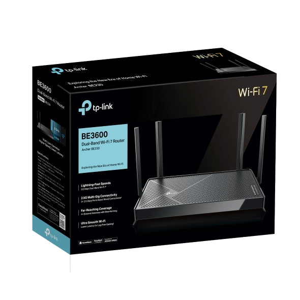 Archer BE230 New BE3600 Dual-Band Wi-Fi 7 Router