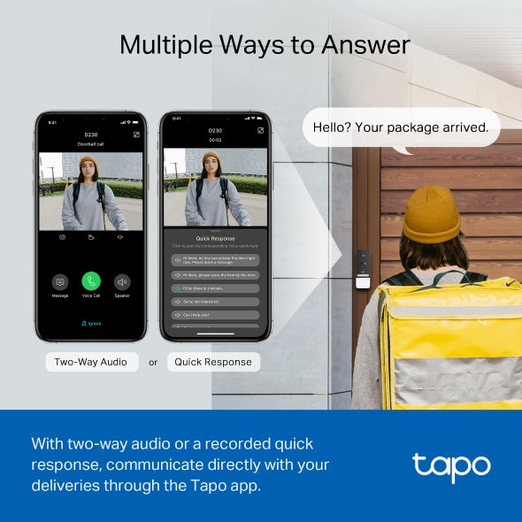 Tapo Smart Battery Video Doorbell /D230S1