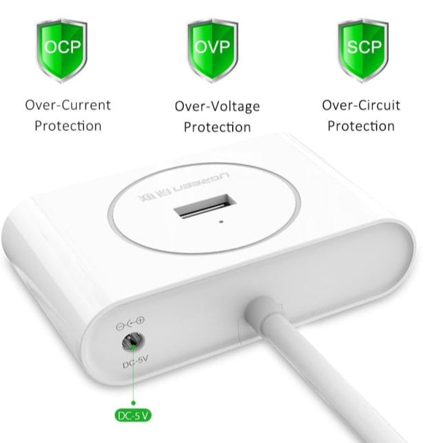 UGREEN USB 3.0 A 4-Ports Hub / CR113 - متجر نصر