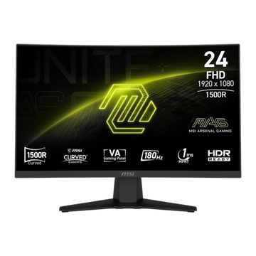 MSI Gaming Monitor 24" | MAG244C | VA | 180Hz | 1ms | Curved متجر نصر