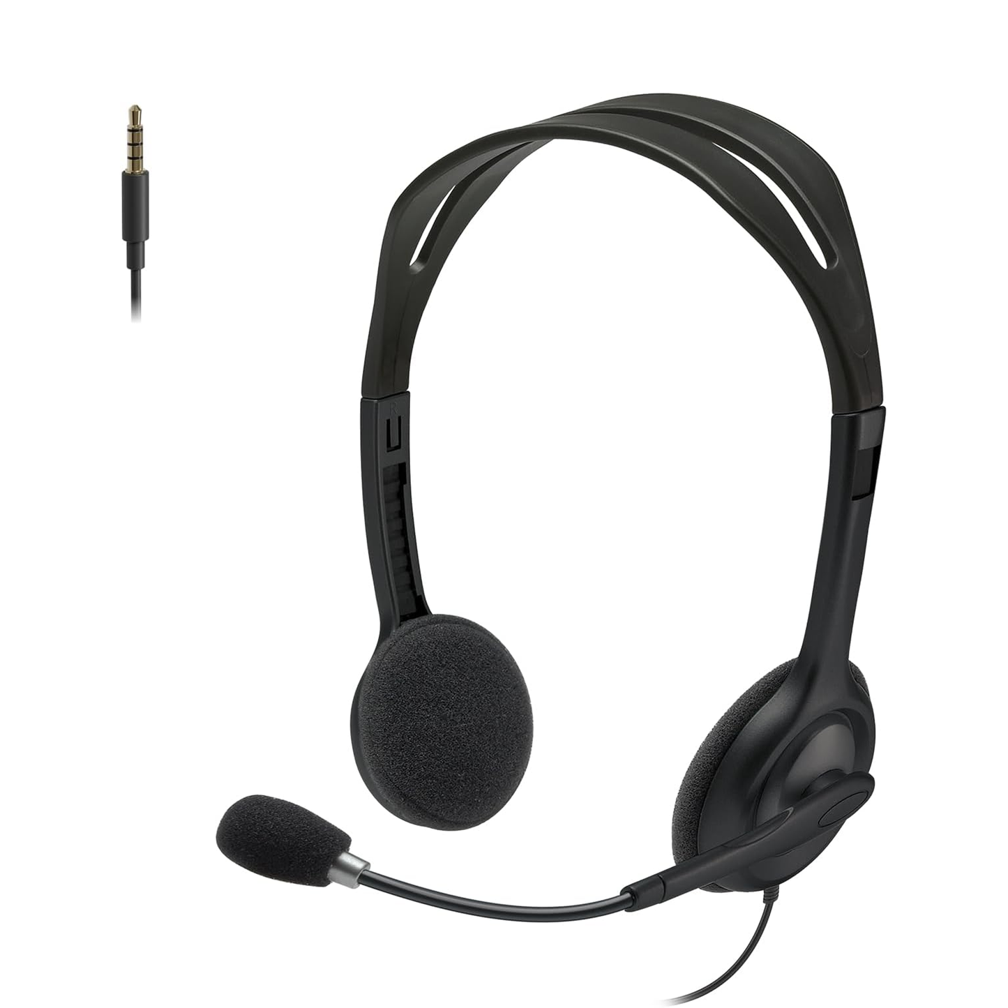 Logitech H111 Stereo 3.5mm Multi-Device Headset متجر نصر